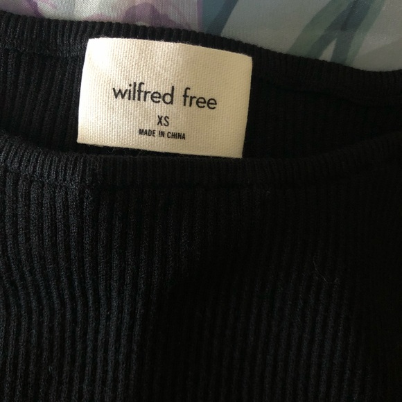 NWT Wilfred Free Cut-Out Knit Mini Dress - Picture 10 of 11
